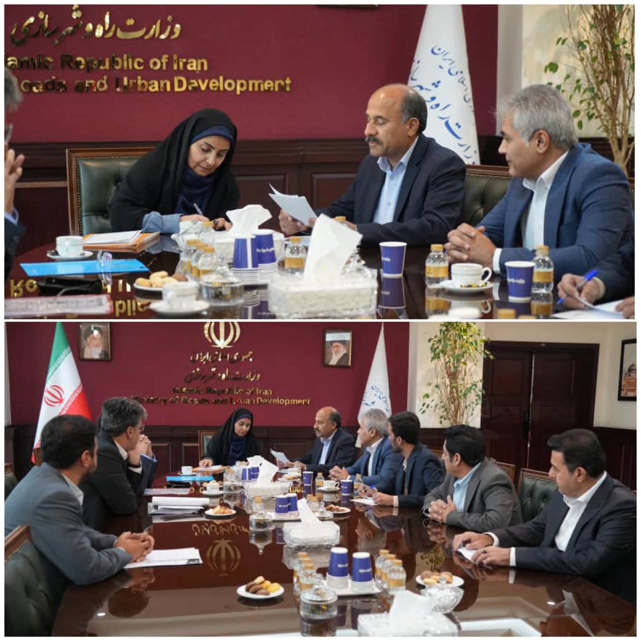 دیدار نماینده شرق هرمزگان با وزیر راه و شهرسازی